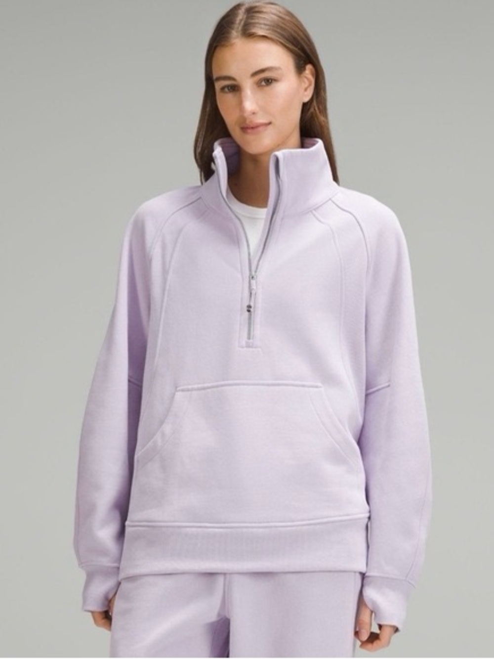 Lululemon Funnel Neck Scuba * Long in Lavender Ether